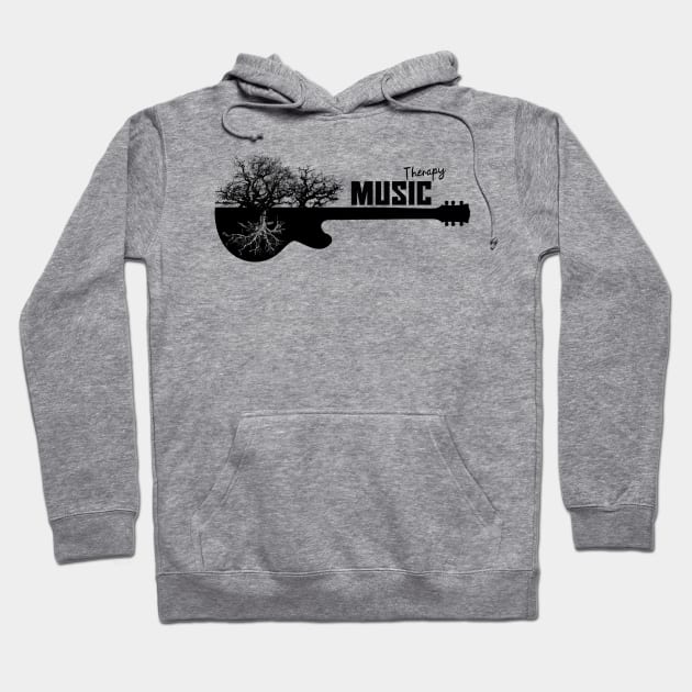 Music therapy, natural Hoodie by Degiab